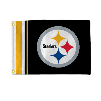 Pittsburgh Steelers Stripes Utility Flag - Double Sided
