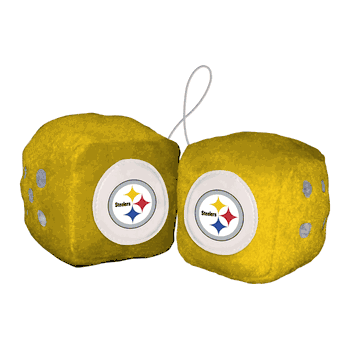 Pittsburgh Steelers Team Color Fuzzy Dice Décor 3