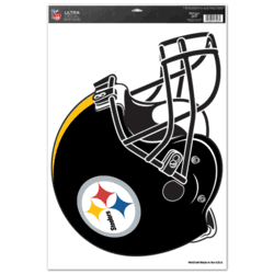 Pittsburgh Steelers Ultra Decal 11in x 17in Helmet
