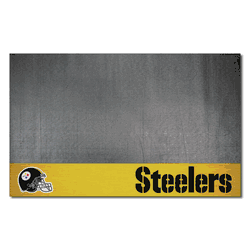 Pittsburgh Steelers Vinyl Grill Mat - 26in. x 42in.