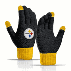 Pittsburgh Steelers Waffle Knit Glove