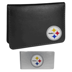 Pittsburgh Steelers Weekend Bi-fold Wallet & Money Clip