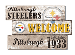Pittsburgh Steelers Welcome 3 Plank