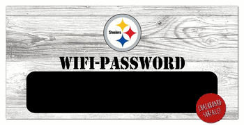 Pittsburgh Steelers Wifi Password 6x12 Sign