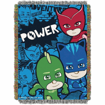 PJ Masks Power Trio Woven Tapestry Throws