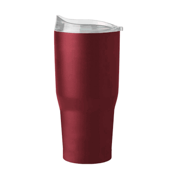 Plain Garnet 30oz Powder Coat Tumbler