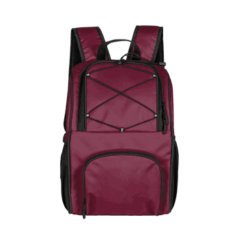 Plain Maroon 24 Can Flex Backpack Cooler
