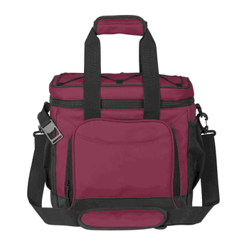 Plain Maroon 24 Can Flex Cooler