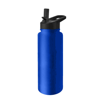 Plain Royal 34oz Quencher Bottle