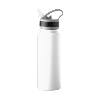 Plain White 25oz Stainless Flip Top Bottle