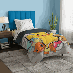 Pokemon Battle Squad Bed In A Bag Set Twin