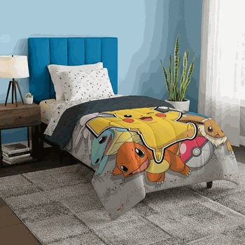 Pokemon Battle Squad Bed In A Bag Set Twin