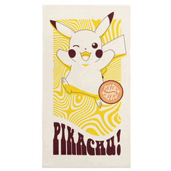 Pokemon Company Pokemon  Groovy Pika Microfiber Beach Towel 30x60 inches