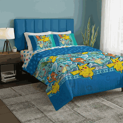 Pokemon First Starters Bed In A Bag Set Full