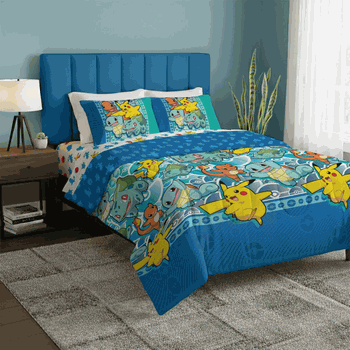 Pokemon First Starters Bed In A Bag Set Full