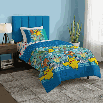 Pokemon First Starters Bed In A Bag Set Twin