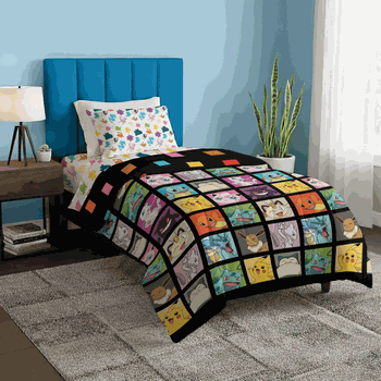 Pokemon Kantos Favorites 2 Bed In A Bag Set Twin
