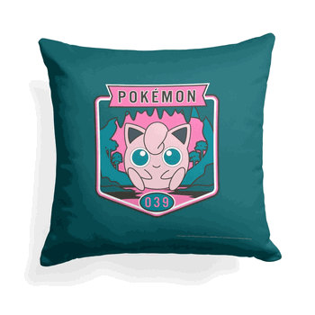 Pokemon Outdoor Jigglypuff Throw Pillow 18x18 Inches