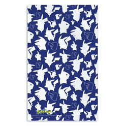 Pokemon Pika Silhouette Blue Washable Rug 36x62 Inches