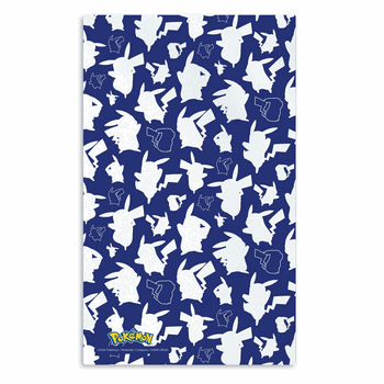 Pokemon Pika Silhouette Blue Washable Rug 36x62 Inches