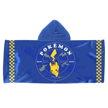 Pokemon Pika Towel Youth Hooded Towel 22x51 inches