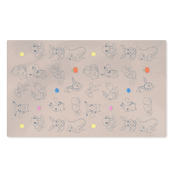 Pokemon Poke Pattern Washable Rug 36x62 Inches