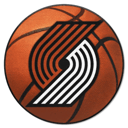 Portland Trail Blazers Basketball Rug - 27in. Diameter