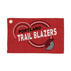 Portland Trail Blazers NBA Droplets Waffle Fan Towel 16x25 inches