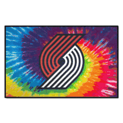 Portland Trail Blazers Tie Dye Starter Mat Accent Rug - 19in. x 30in.