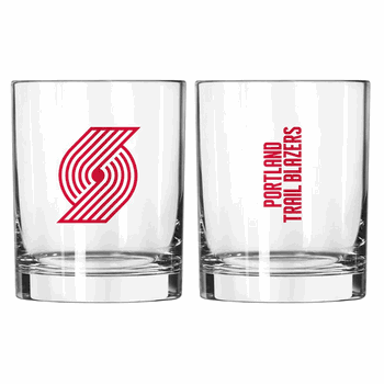 Portland Trailblazers 14oz Gameday Rocks Glass