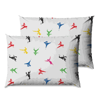 Power Rangers Classic Color Rangers 2 Pack Pillowcase