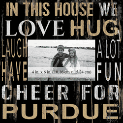 Purdue Boilermakers 10x10 In This House Frame