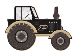 Purdue Boilermakers 12" Tractor Cutout Sign