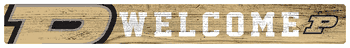 Purdue Boilermakers 16in. Welcome Strip