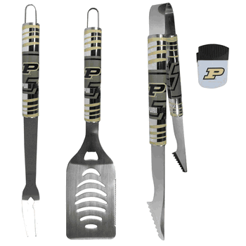 Purdue Boilermakers 3 pc BBQ Set and Chip Clip