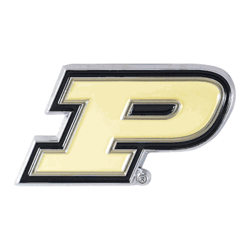 Purdue Boilermakers 3D Color Metal Emblem