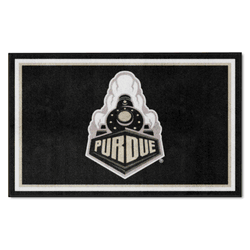 Purdue Boilermakers 4ft. x 6ft. Plush Area Rug, Train Logo