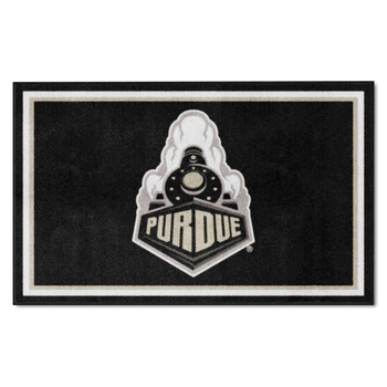 Purdue Boilermakers 4ft. x 6ft. Plush Area Rug, Train Logo