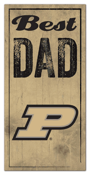 Purdue Boilermakers Best Dad Sign