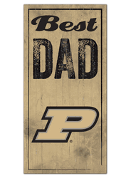 Purdue Boilermakers Best Dad Sign