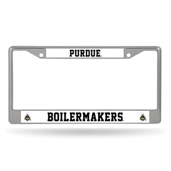 Purdue Boilermakers Standard Chrome Frame with Plastic Inserts 12