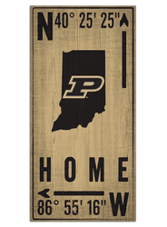 Purdue Boilermakers Coordinate 6x12 Sign