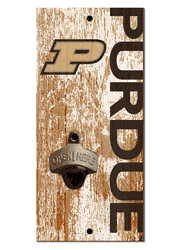 Purdue Boilermakers Distressed Bottle Opener