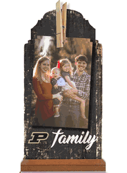 Purdue Boilermakers Family Clothespin 6x12