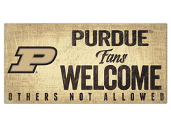 Purdue Boilermakers Fans Welcome Sign