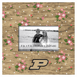 Purdue Boilermakers Floral 10x10 Frame