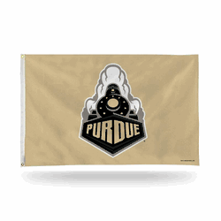 Purdue Boilermakers Front View Train Gold Bkg