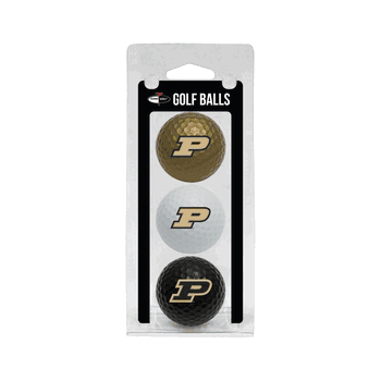 Purdue Boilermakers Golf Balls - 3 Pack