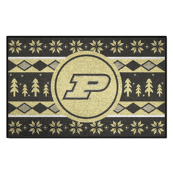 Purdue Boilermakers Holiday Sweater Starter Mat Accent Rug - 19in. x 30in.