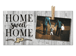 Purdue Boilermakers Home Sweet Home Clothespin 6x12